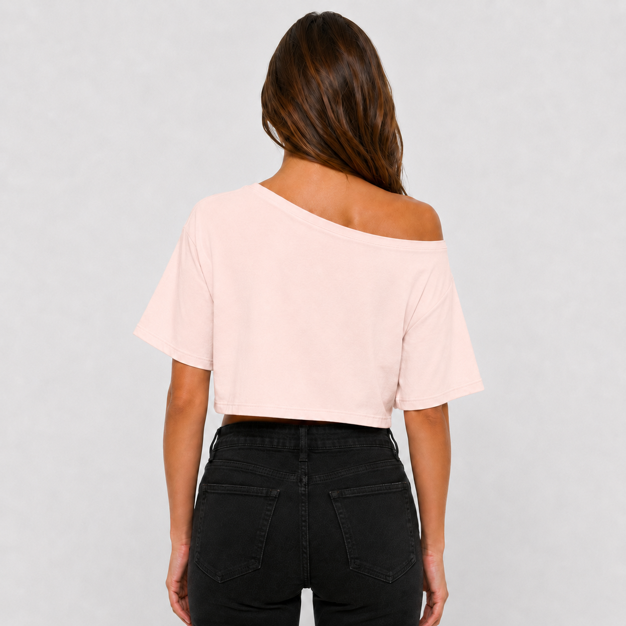 Camiseta Asimetrica cropped DELIA Rosa