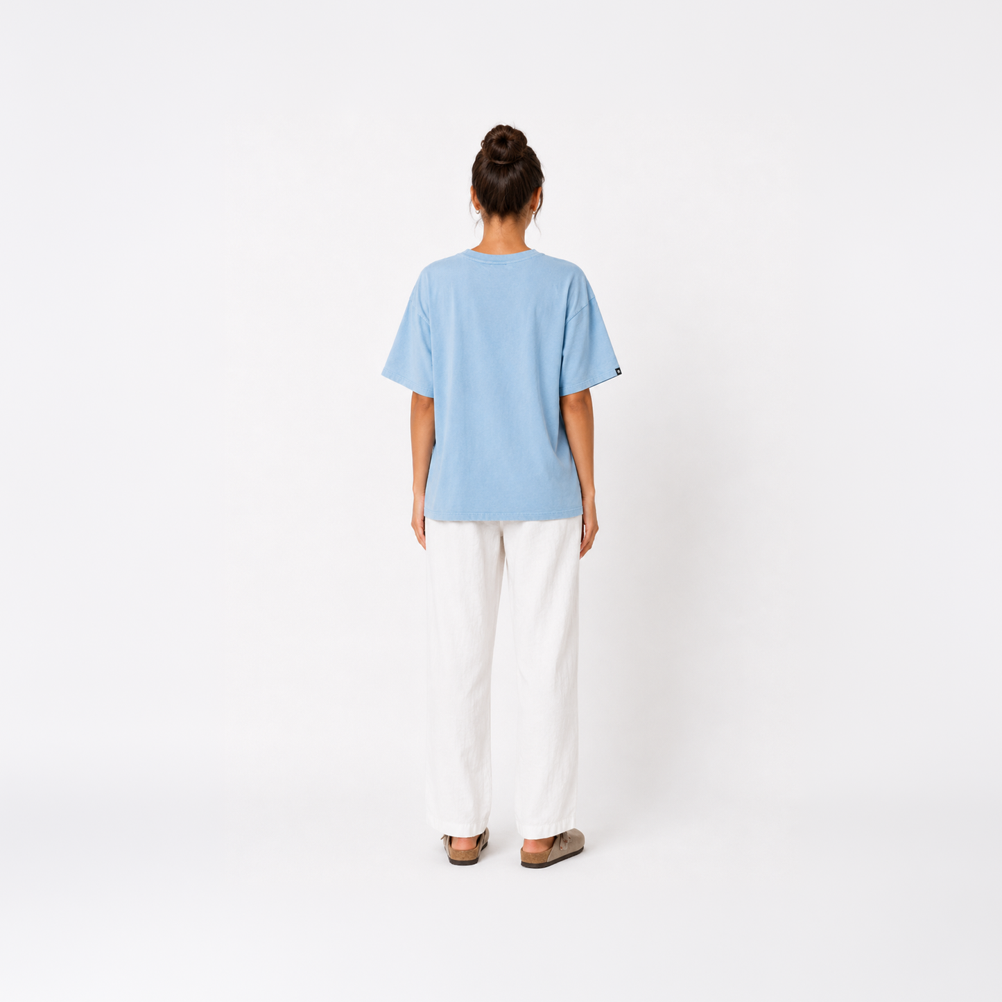 Women's Regular Fit T-Shirt - Sky Blue ORIGIN