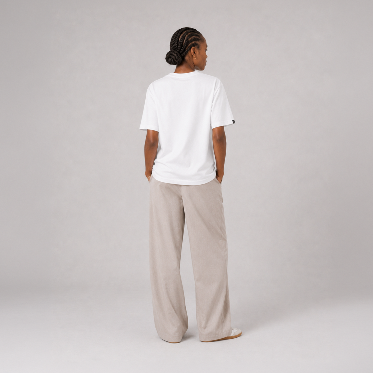Camiseta mujer fit regular ORIGIN - Blanco