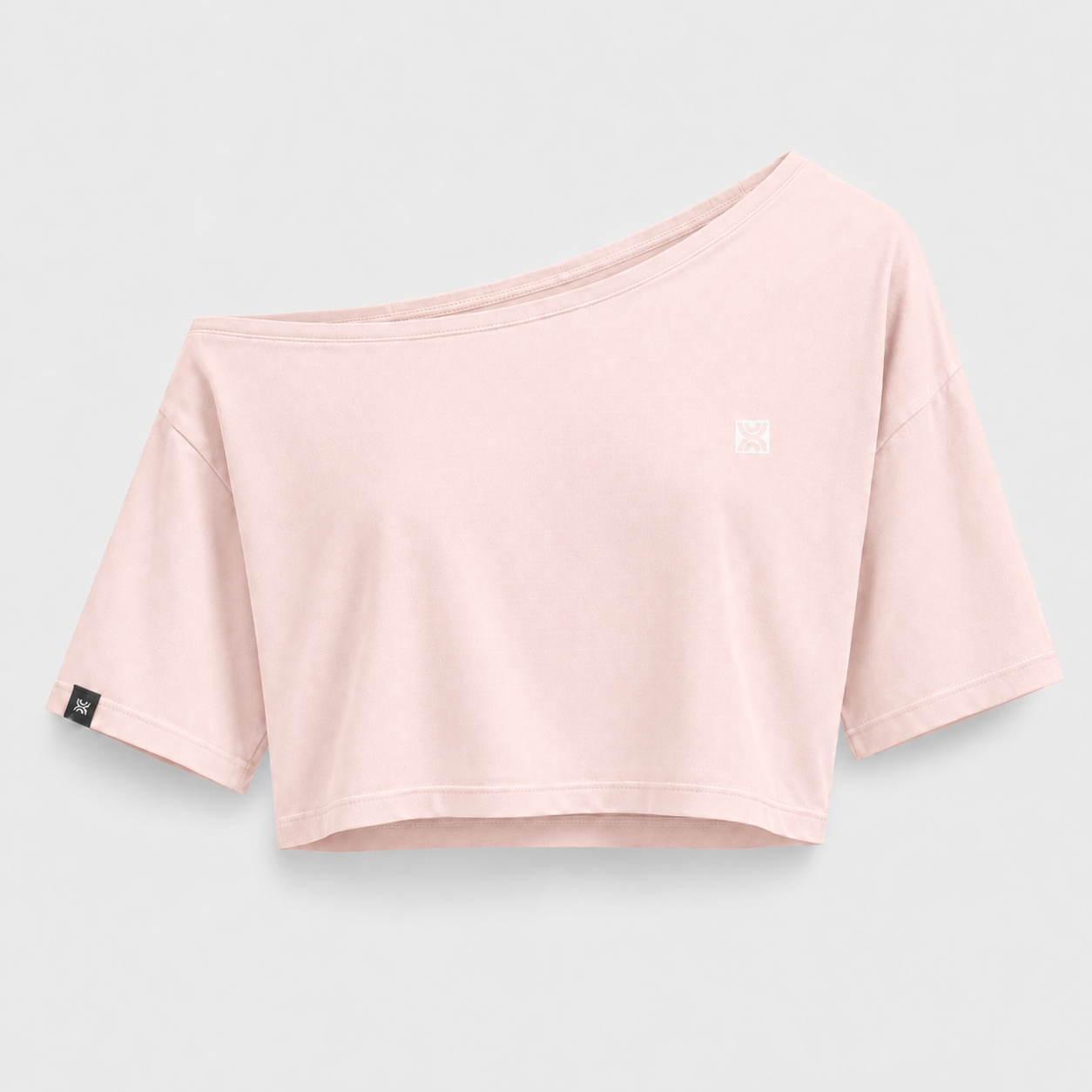 Camiseta Asimetrica cropped DELIA Rosa
