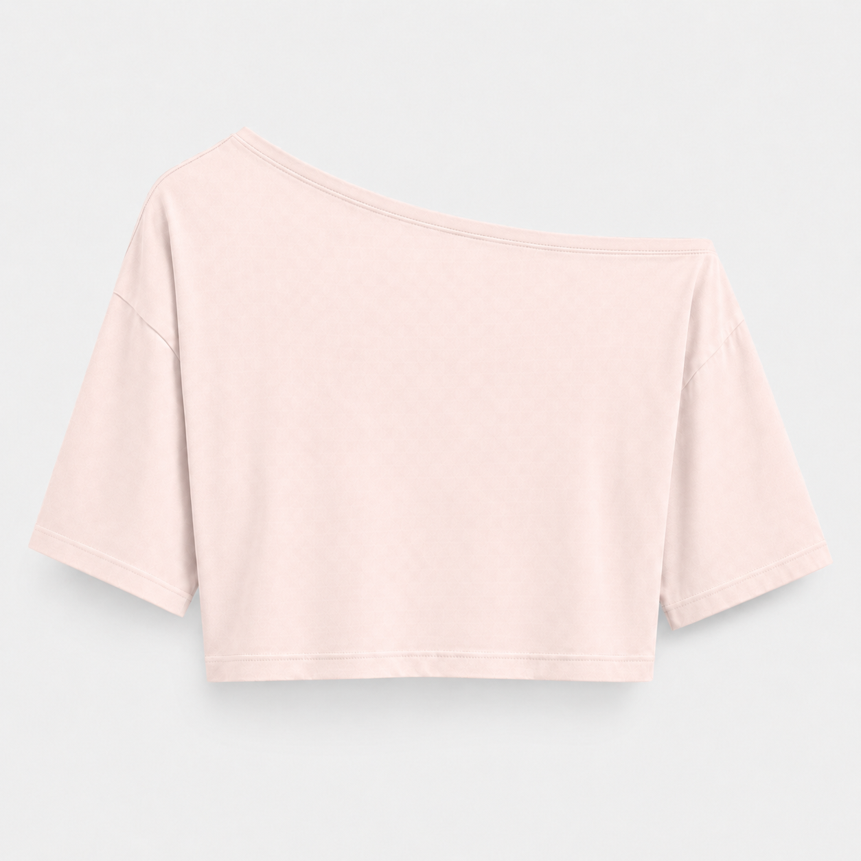 Camiseta Asimetrica cropped DELIA Rosa