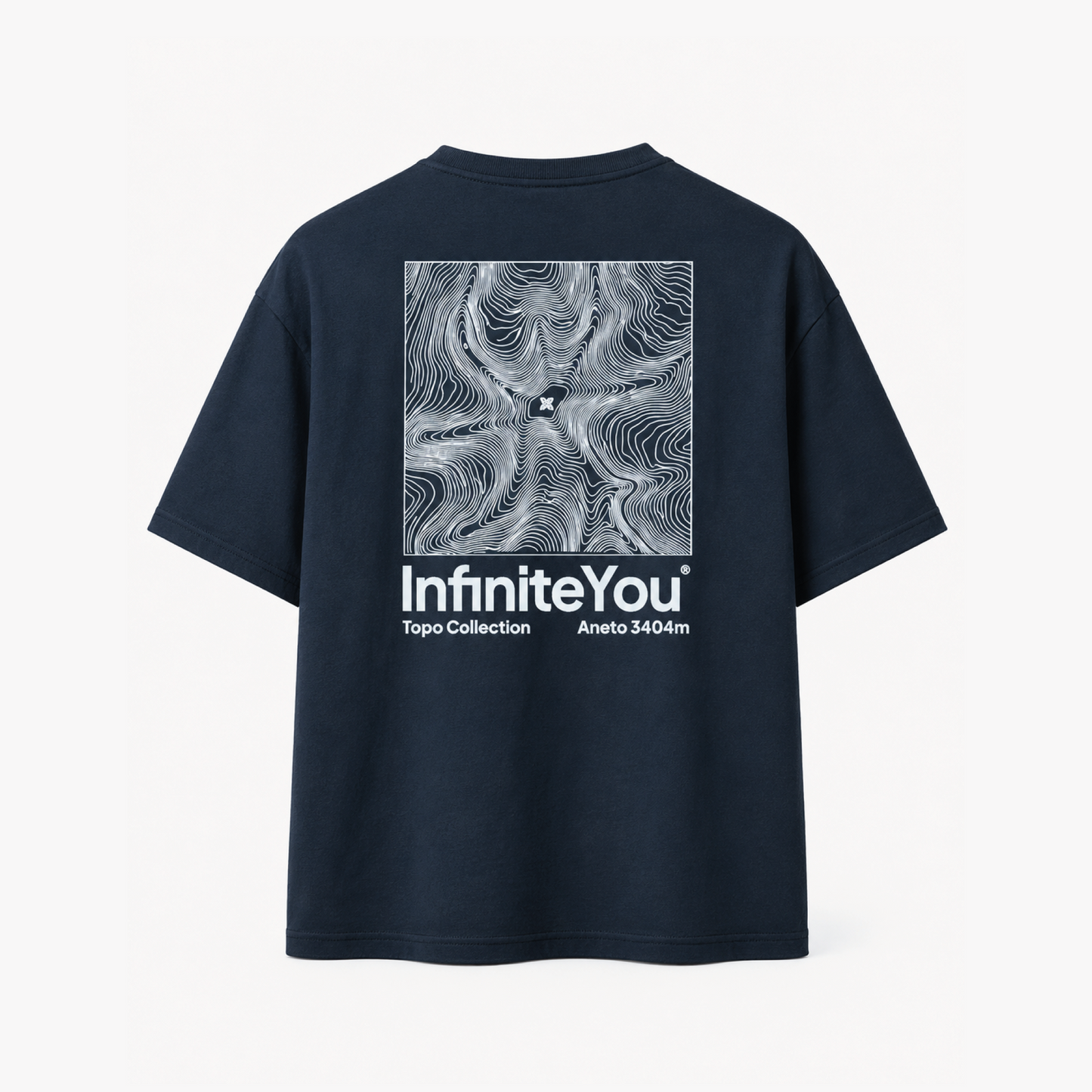 Camiseta hombre fit regular ANETO - Azul Marino