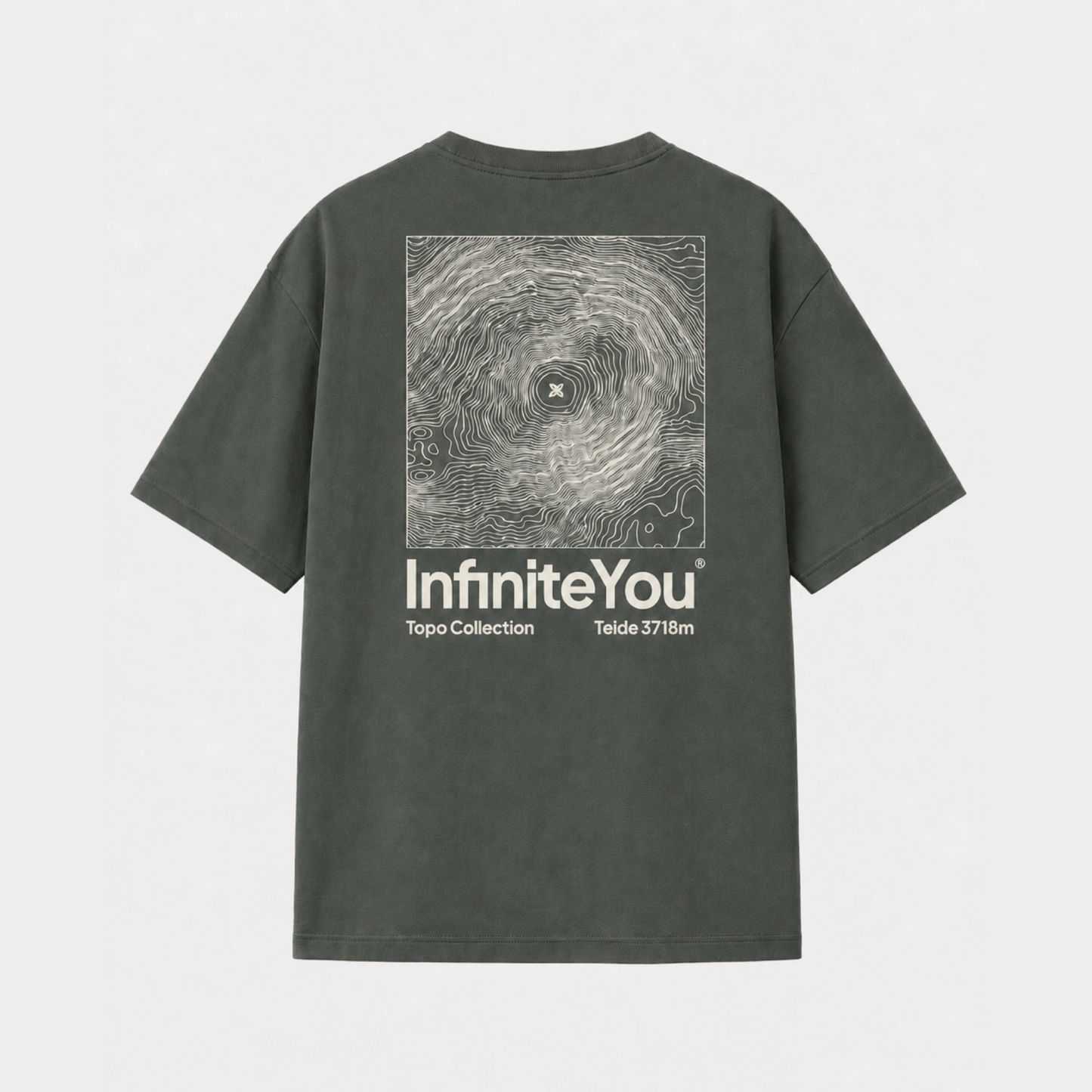 Camiseta hombre fit regular TEIDE - Verde