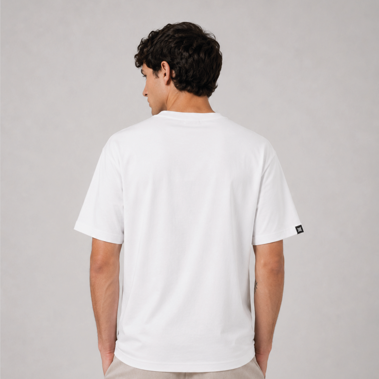 Camiseta hombre fit regular ORIGIN - Blanco