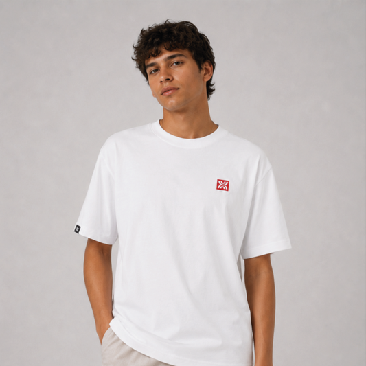 Camiseta hombre fit regular ORIGIN - Blanco