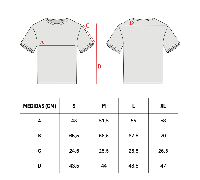 Camiseta hombre fit regular ORIGIN - Blanco