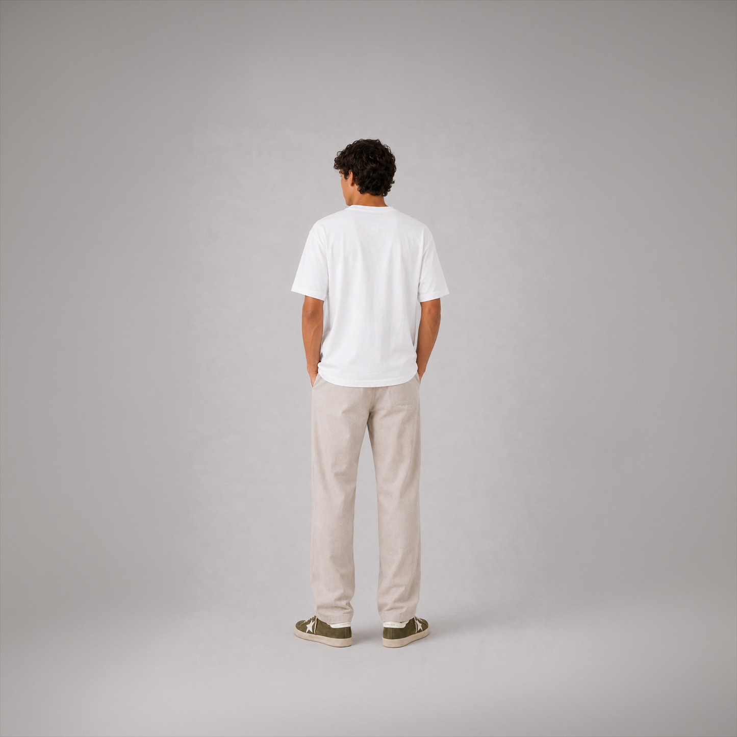 Camiseta hombre fit regular ORIGIN - Blanco