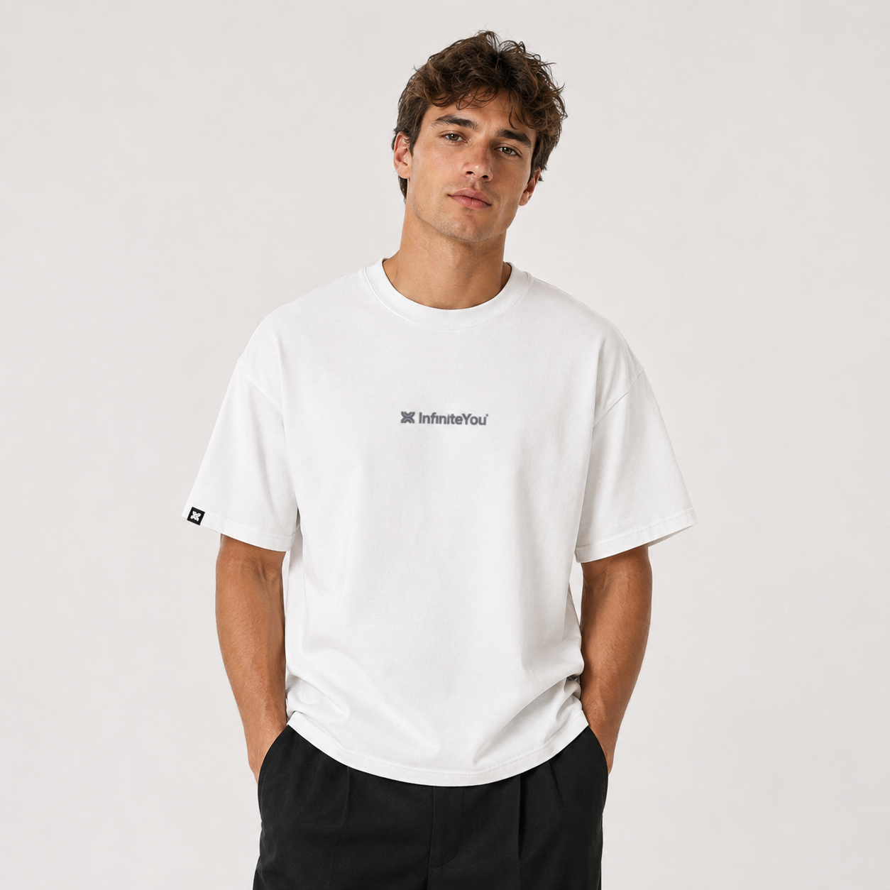 Camiseta hombre fit regular - Blanco S.NEVADA