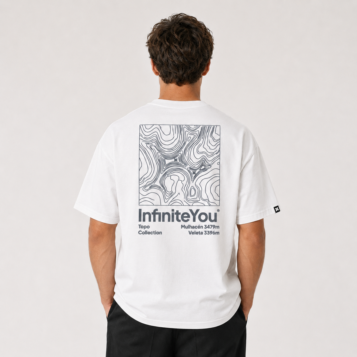 Camiseta hombre fit regular - Blanco S.NEVADA